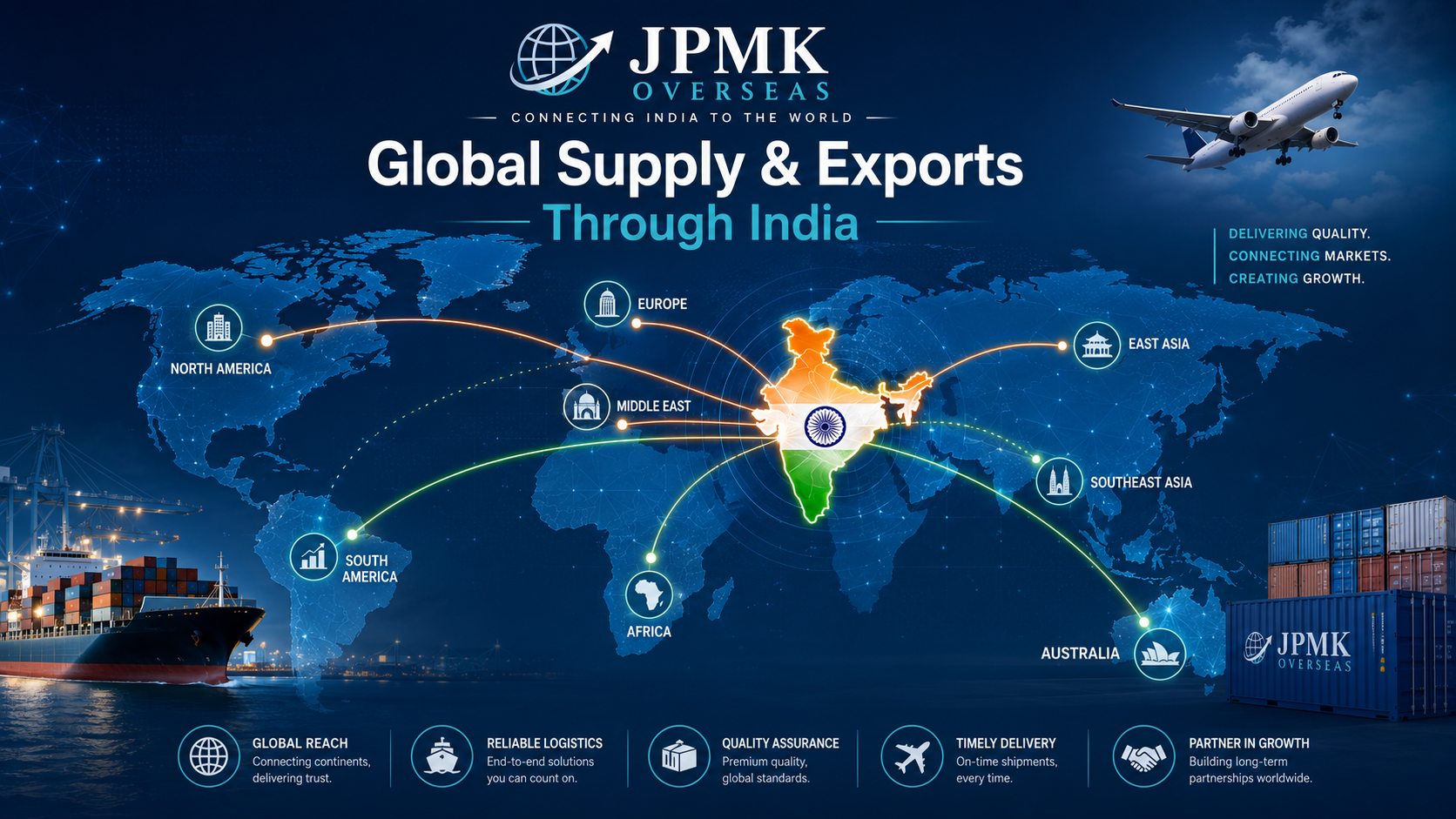 JPMK Overseas export supply from India